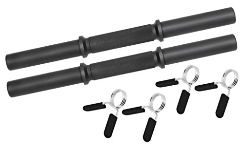 Bad Company Kurzhantelstange Black inkl. Federverschlüssen 30/31 mm I 2 Stück - 35 cm Hantelstange Bad Company Kurzhantelstange Black inkl. Federverschlüssen 30/31 mm I 2 Stück - 35 cm Hantelstange von Bad Company