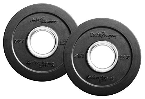 Bad Company Olympia Hantelscheiben mit Farb-Code 50/51 mm I 2 x 2,5 kg Bad Company Olympia Hantelscheiben mit Farb-Code 50/51 mm I 2 x 2,5 kg von Bad Company