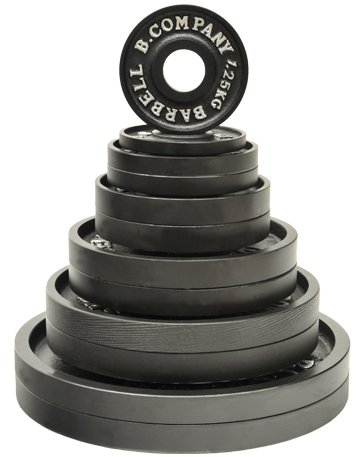 Profi Olympia Hantelscheiben Guss 50/51mm Set – 2x1.25, 2x2.5, 2x5, 2x10, 2x15, 2x20 Kg Hantelscheiben von Bad Company