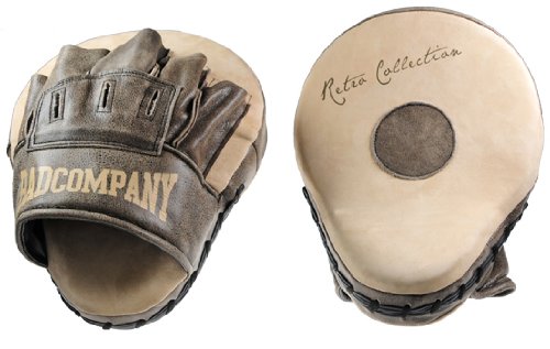 Bad Company Retro Rindsleder Handpratzen I Kampfsportpratzen im Retro-Design I Boxpratzen aus Leder für das Boxtraining Bad Company Retro Rindsleder Handpratzen I Kampfsportpratzen im Retro-Design I Boxpratzen aus Leder für das Boxtraining von Bad Company