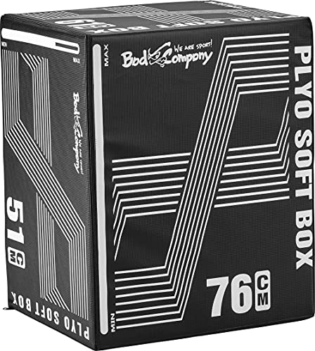 Bad Company Sprungkasten I Soft Plyo-Box 76 x 61 x 51 cm aus hartem Schaumkern mit Reißverschluss und einer max. Gewichtsbelastung bis zu 180 kg Bad Company Sprungkasten I Soft Plyo-Box 76 x 61 x 51 cm aus hartem Schaumkern mit Reißverschluss und einer max. Gewichtsbelastung bis zu 180 kg von Bad Company