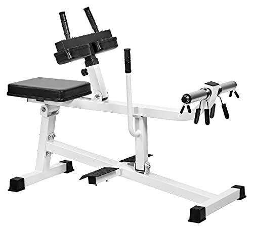 Bad Company Wadenmaschine sitzend I Fitnessgerät für das Wadentraining passend für 30/31 mm oder 50/51 mm Hantelscheiben I BCA-06 Bad Company Wadenmaschine sitzend I Fitnessgerät für das Wadentraining passend für 30/31 mm oder 50/51 mm Hantelscheiben I BCA-06 von Bad Company