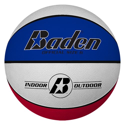 Baden Basic Basketball - klassischer Gummibasketball für Training, Schule und Freizeit - langlebiger Basketball für Kinder und Erwachsene - für Starter und Fortgeschrittene, 6 Baden Basic Basketball - klassischer Gummibasketball für Training, Schule und Freizeit - langlebiger Basketball für Kinder und Erwachsene - für Starter und Fortgeschrittene, 6 von Baden