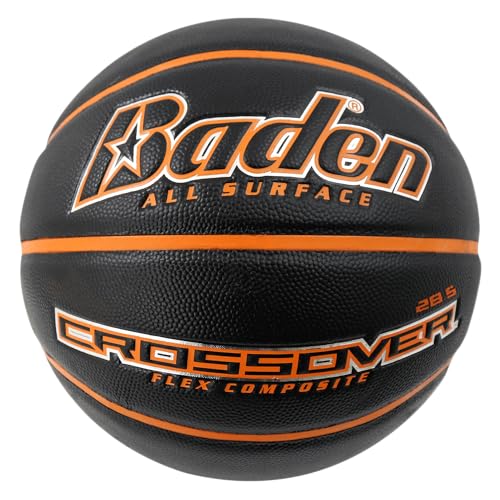 Baden Crossover, Kinder und Erwachsene Basketball, Noir/orange, 6 - Baden Crossover, Kinder und Erwachsene Basketball, Noir/orange, 6 - von Baden