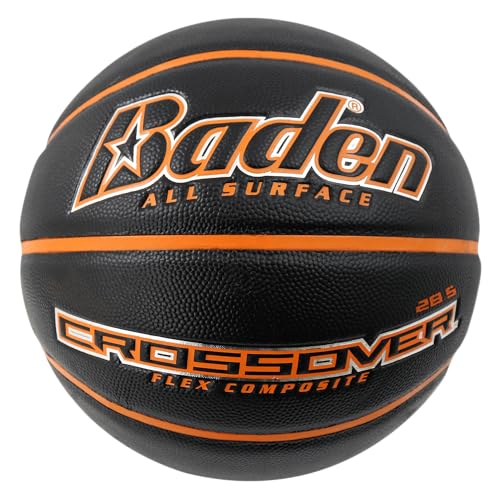 Baden Crossover, Kinder und Erwachsene Basketball, Noir/orange, 6 - von Baden