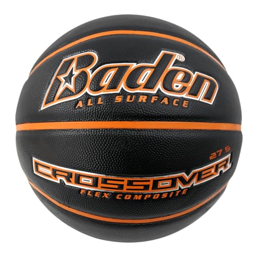 Baden Crossover, Kinder und Erwachsene Basketball, Noir/orange, 7 - Baden Crossover, Kinder und Erwachsene Basketball, Noir/orange, 7 - von Baden