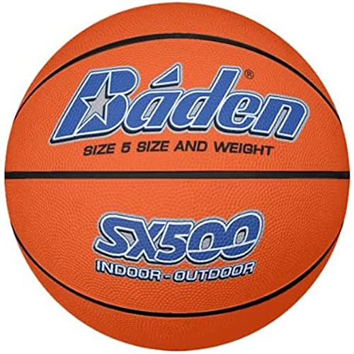 Baden Junior SX Range Basketball, aus Verbundgummi, für drinnen und draußen, Hellbraun, Größe 5 Baden Junior SX Range Basketball, aus Verbundgummi, für drinnen und draußen, Hellbraun, Größe 5 von Baden