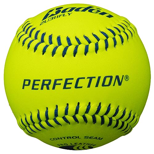 Baden USSSA Fastpitch Softbälle aus Leder, erhöhte Nähte, 27,9 cm, Dutzend Baden USSSA Fastpitch Softbälle aus Leder, erhöhte Nähte, 27,9 cm, Dutzend von Baden