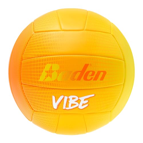 Baden Vibe Volleyball-Ball, Beachvolleyball für Kinder, Jugendliche und Erwachsene, langlebig und sanftes Ballgefühl, ideal für Freibad, Strand, Pool und Freizeit, 5, Gelb Baden Vibe Volleyball-Ball, Beachvolleyball für Kinder, Jugendliche und Erwachsene, langlebig und sanftes Ballgefühl, ideal für Freibad, Strand, Pool und Freizeit, 5, Gelb von Baden
