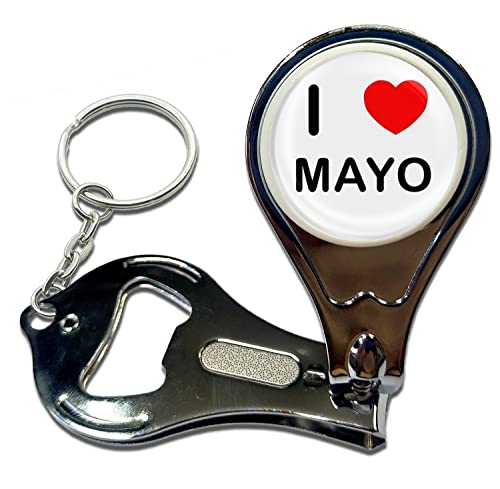 I Love Heart Mayo - Nagelknipser Flaschenöffner Metall Schlüsselanhänger I Love Heart Mayo - Nagelknipser Flaschenöffner Metall Schlüsselanhänger von BadgeBeast.co.uk