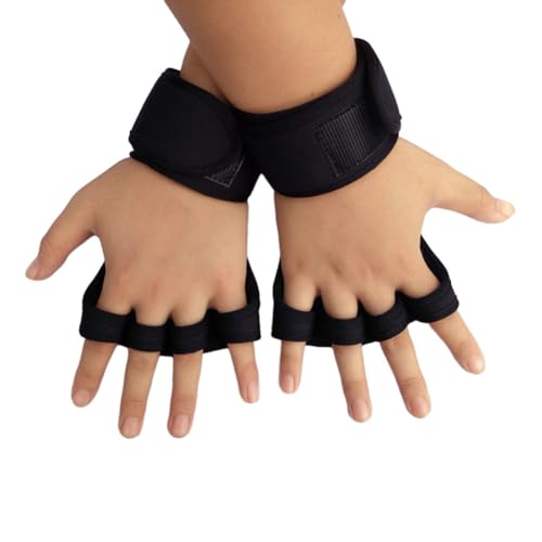 Baeroprki XL Training Sporthandschuhe für MäNner Frauen Trainingshandschuhe Fitness Bodybuilding Gewichtheben Fitnessstudio Hand-Handgelenk-Handschuhe Schwarz A von Baeroprki