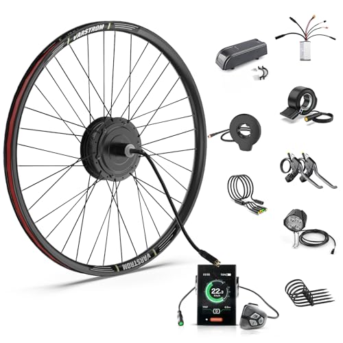 Bafang 48V 500W Heckmotor Elektrofahrrad-Umrüstset - für 27,5" Räder, Hinter-Kassetten-Nabenmotor mit Felge, DPC18 Anzeige, PAS-Sensor & Steuergerät für Stadt- und Bergfahrräde Bafang 48V 500W Heckmotor Elektrofahrrad-Umrüstset - für 27,5" Räder, Hinter-Kassetten-Nabenmotor mit Felge, DPC18 Anzeige, PAS-Sensor & Steuergerät für Stadt- und Bergfahrräde von Bafang