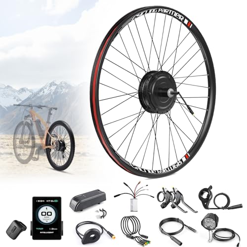 Bafang 48V500W 700C Hinterradnabenmotor-Kit G020 Ebike Umbausatz mit P860ML Digitalanzeige & PAS-Smart-Controller von Bafang