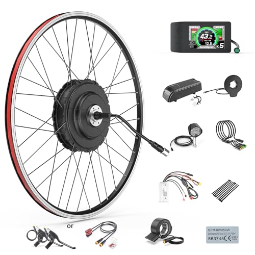 Bafang 48V750W 71.1 cm/73.7 cm/700C Hinterradnabenmotor-Kit G0900 E-Bike-Umbausatz mit 500C IPS-Digitalanzeige und PAS-Smart-Controller von Bafang