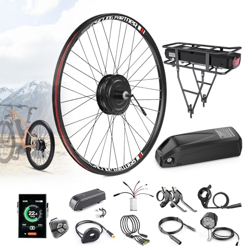 BAFANG 500W E-Bike Umrüstset - 20" 26" 27.5" 28" 29" 700C 48V kurbelläss gesättigte Hinterrad-Nabenmotor mit Fahrradbatterie, LCD-Anzeige und PAS-Sensor BAFANG 500W E-Bike Umrüstset - 20" 26" 27.5" 28" 29" 700C 48V kurbelläss gesättigte Hinterrad-Nabenmotor mit Fahrradbatterie, LCD-Anzeige und PAS-Sensor von Bafang