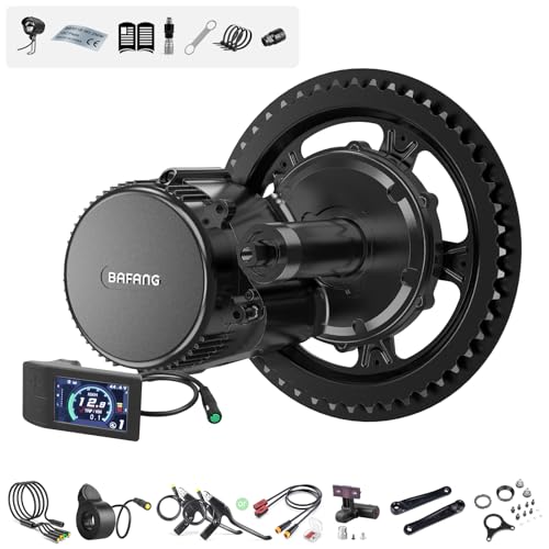 Bafang Mittelmotor 250W 48V BBS01B Ebike Umbausatz - Verwandeln Sie Ihre Fahrt mit 48V17,5Ah Unterrohr-Batterie, 500C Display und G340 Motor, Passend für BB68mm Mountainbike Rennrad Pendlerfahrrad von Bafang