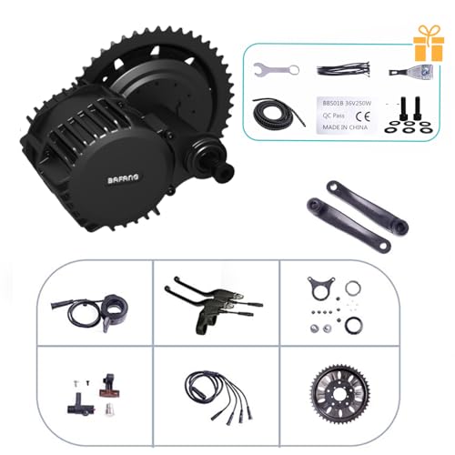 Bafang Motor BBSHD Mittelmotor 52V 1000W Elektrofahrrad Umrüstsatz für Mountainbike, Rennrad, Bremssensor, Keine Anzeige Keine Batterie von Bafang