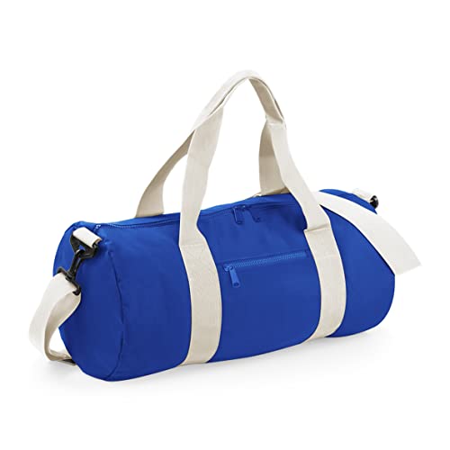 BagBase Bg140brow Original Barrel Bag, Helles Königsblau/gebrochenes Weiß, M BagBase Bg140brow Original Barrel Bag, Helles Königsblau/gebrochenes Weiß, M von BagBase