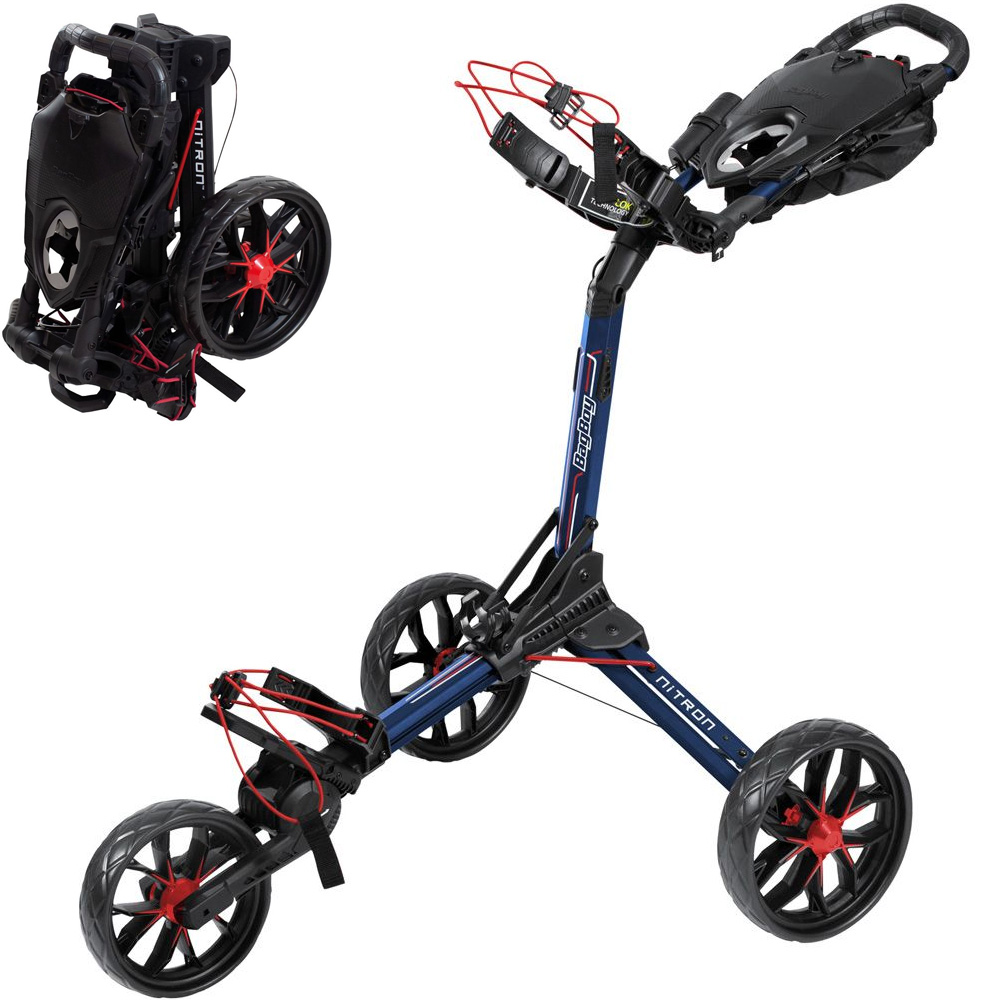 'Bag Boy Nitron 3-Rad Trolley navy/rot' 'Bag Boy Nitron 3-Rad Trolley navy/rot' von 'Bag Boy'