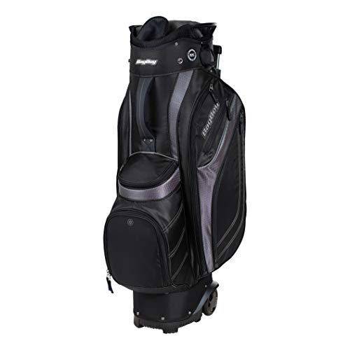 BagBOY Transit Golf Cart Bag mit Rollen Schwarz/Anthrazit/Silber von Bag Boy