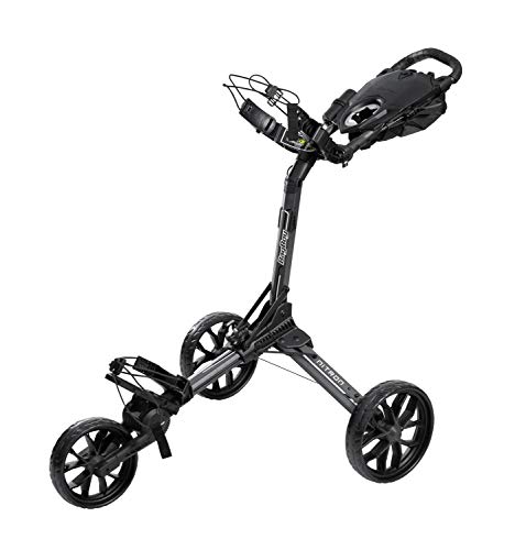 Bagboy Nitron 3 Wheel Golf Trolley Auto Open/Close Graphit/Kohle von Bag Boy