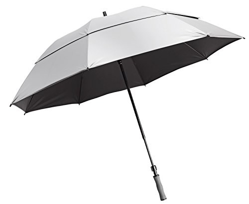 Bag Boy UV Wind Vent Golfschirm – Silber, 62 Zoll Bag Boy UV Wind Vent Golfschirm – Silber, 62 Zoll von Bag Boy