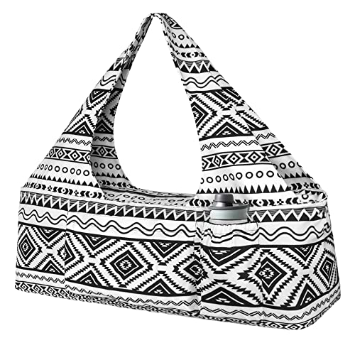 Yogamatten-Tasche – Große Yoga-Tasche mit Yogamatten-Gurt, Reißverschluss und Taschen – Yoga-Taschen und Träger für alle Ihre Sachen – Bohemian-Yogamatten-Taschen für Frauen, passend für die meisten Yogamatten-Tasche – Große Yoga-Tasche mit Yogamatten-Gurt, Reißverschluss und Taschen – Yoga-Taschen und Träger für alle Ihre Sachen – Bohemian-Yogamatten-Taschen für Frauen, passend für die meisten von BagYG