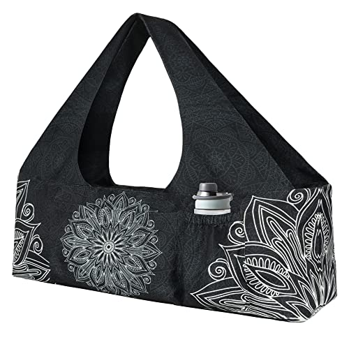 Yogamatten-Tasche – Große Yoga-Tasche mit Yogamatten-Gurt, Reißverschluss und Taschen – Yoga-Taschen und Träger für alle Ihre Sachen – Yogamatten-Taschen für Frauen, passend für die meisten Matten von BagYG