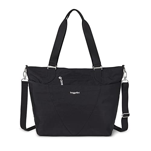 Baggallini Avenue Tote Top Handle Bag, Schwarz, Einheitsgröße von Baggallini