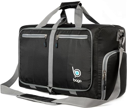 Bago 40 l, 60 l, 80 l, 100 l, 120 l, 140 l, Seesack für Reisen, langlebig, leicht, wasserdicht, faltbar, Reisetasche für Reisen mit Schuhfach, verstaubar, zusammenklappbar, für Damen und Herren, Bago 40 l, 60 l, 80 l, 100 l, 120 l, 140 l, Seesack für Reisen, langlebig, leicht, wasserdicht, faltbar, Reisetasche für Reisen mit Schuhfach, verstaubar, zusammenklappbar, für Damen und Herren, von Bago