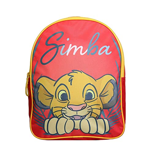 BAGTROTTER Rucksack Tropfen Kindergarten 31 cm Disney König der Löwen Simba Rot von Bagtrotter