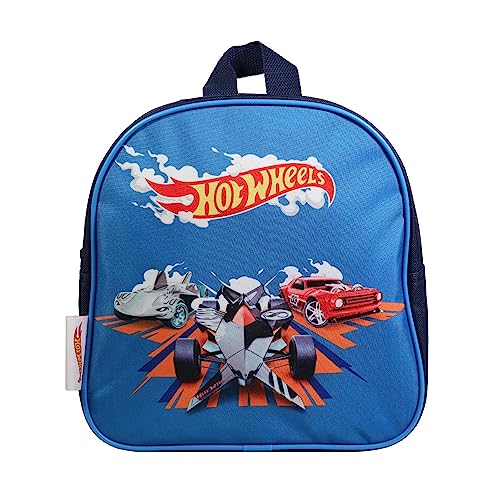 Bagtrotter Rucksack gouter 24 cm Kindergarten Hot Wheels Blau von Bagtrotter