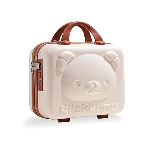Balakaka Kosmetikkoffer Hartschale 10L mit Griff, Kosmetikkoffer mit Code Wasserdicht und Verschleißfest, Kleine Tragbare Beauty Case Kosmetikkoffer Reise für Damen Mädchen, beige Balakaka Kosmetikkoffer Hartschale 10L mit Griff, Kosmetikkoffer mit Code Wasserdicht und Verschleißfest, Kleine Tragbare Beauty Case Kosmetikkoffer Reise für Damen Mädchen, beige von Balakaka