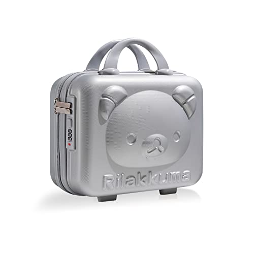 Balakaka Kosmetikkoffer Hartschale 10L mit Griff, Kosmetikkoffer mit Code Wasserdicht und Verschleißfest, Kleine Tragbare Beauty Case Kosmetikkoffer Reise für Damen Mädchen, Silber Grau Balakaka Kosmetikkoffer Hartschale 10L mit Griff, Kosmetikkoffer mit Code Wasserdicht und Verschleißfest, Kleine Tragbare Beauty Case Kosmetikkoffer Reise für Damen Mädchen, Silber Grau von Balakaka