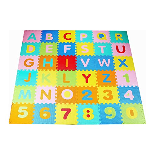 BalanceFrom Kid 's Puzzle Übung Play Matte mit Eva Schaum Verrieglung, Fliesen, Multi Farbe BalanceFrom Kid 's Puzzle Übung Play Matte mit Eva Schaum Verrieglung, Fliesen, Multi Farbe von BalanceFrom