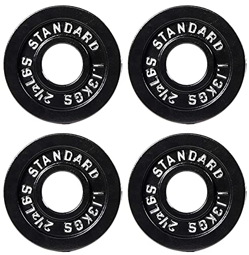 BalanceFrom Hantelscheibe Gusseisen Hantelscheibe für Krafttraining und Gewichtheben Olympia 1,1 kg 4er Set BalanceFrom Hantelscheibe Gusseisen Hantelscheibe für Krafttraining und Gewichtheben Olympia 1,1 kg 4er Set von Fitvids