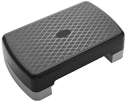 Signature Fitness Unisex-Erwachsene Aerobic Step, schwarz/grau Signature Fitness Unisex-Erwachsene Aerobic Step, schwarz/grau von Fitvids