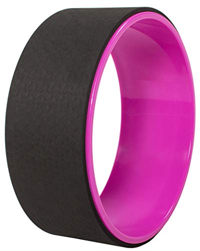 Signature Fitness Unisex-Erwachsene Yoga Wheel Rad, Pink von Signature Fitness