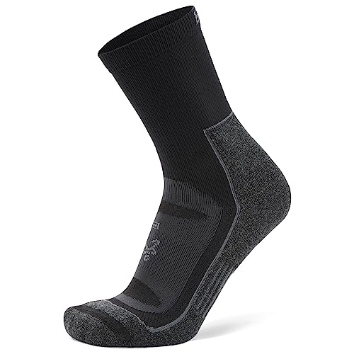 Balega Blister Resist Crew Laufsocken, Grey/Black, Large von Balega