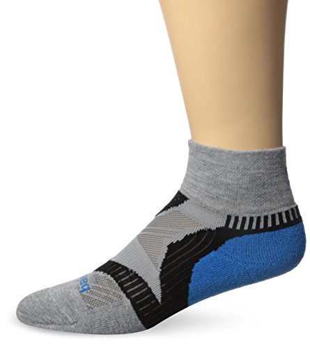 Balega Enduro S Quarter Laufsocken grau/türkis/schwarz Enduro Grey/Turq/Black S von Balega