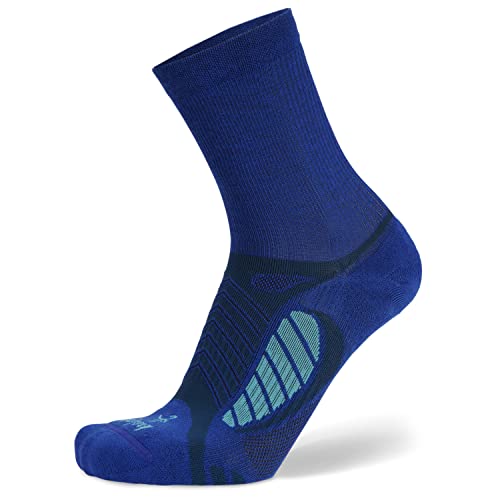 Balega Unisex Ultralight Crew Laufsocken, Cobalt, Large, EU Größe 43-45.5 von Balega