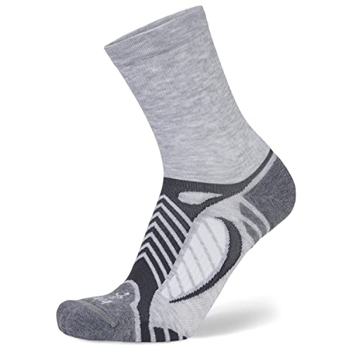 Balega Unisex Ultralight Crew Laufsocken, Grau/Weiß, Medium, EU Größe 40-42.5 Balega Unisex Ultralight Crew Laufsocken, Grau/Weiß, Medium, EU Größe 40-42.5 von Balega