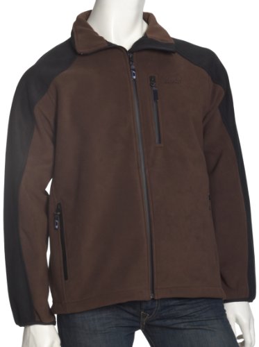 Baleno Herren Fleecejacke Chamonix, Brown/Black, XL, 518B_ von Baleno