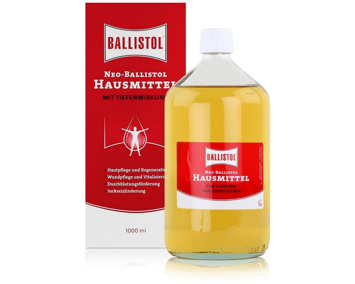 Ballistol Massageöl Ballistol Neo-Hausmittel mit Tiefenwirkung 1000ml (1er Pack) von Ballistol