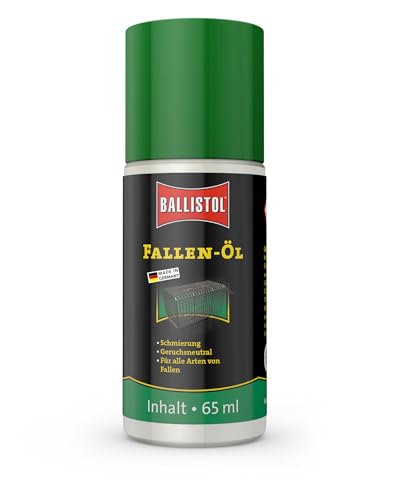 BALLISTOL 23900 Fallen-Öl 65ml Flasche - Schmierung und Pflege von Fanggeräten, Farblos BALLISTOL 23900 Fallen-Öl 65ml Flasche - Schmierung und Pflege von Fanggeräten, Farblos von BALLISTOL