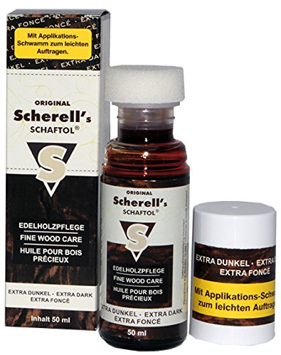 Ballistol 23833 - Scherell's SCHAFTOL extra dunkel - Edelholzpflege für Gewehrschaft - 500 ml Flasche zur Schaftpflege Ballistol 23833 - Scherell's SCHAFTOL extra dunkel - Edelholzpflege für Gewehrschaft - 500 ml Flasche zur Schaftpflege von BALLISTOL