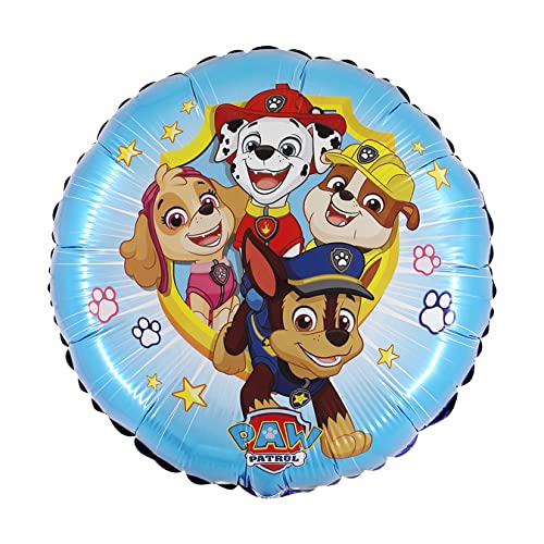 Ballonim® Paw Patrol rund blau neu Luftballons 45cm Folienballon Party DekorationGeburtstag von Ballonim