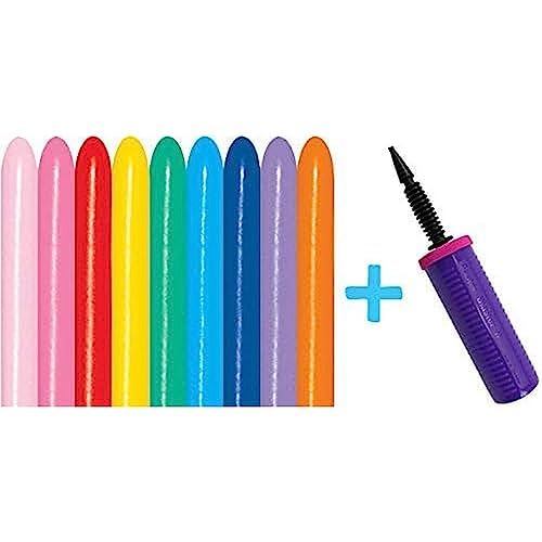 Sempertex 100 Modellierballons Luftballons Bunte Mischung mit 1 Doppelhub Pumpe Geburtstag Sempertex 100 Modellierballons Luftballons Bunte Mischung mit 1 Doppelhub Pumpe Geburtstag von Ballonim