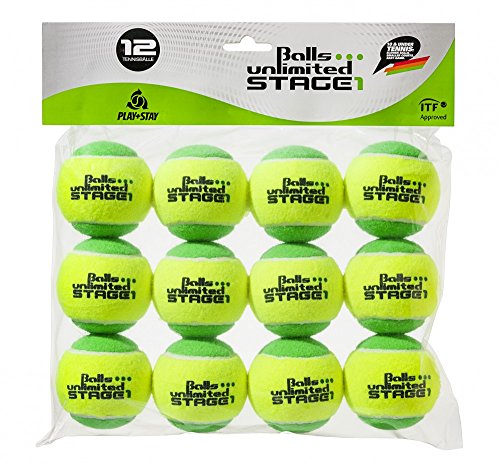 Balls ... unlimited Stage 1 (grün) Kinderbälle, Trainingsbälle 25% Druckreduziert, Methodikbälle - 12er Pack Balls ... unlimited Stage 1 (grün) Kinderbälle, Trainingsbälle 25% Druckreduziert, Methodikbälle - 12er Pack von Balls ... unlimited