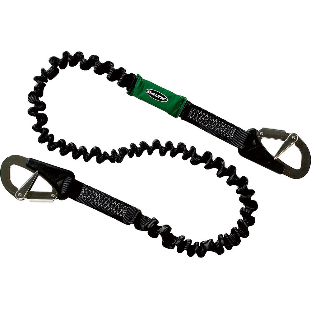 Baltic 2 Hook Safety Line Elastic Schwarz Baltic 2 Hook Safety Line Elastic Schwarz von Baltic